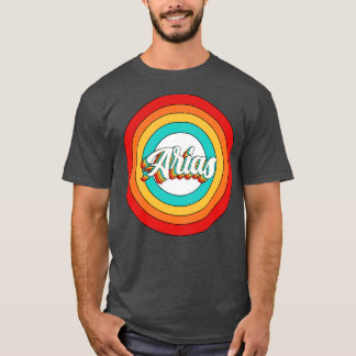 Arias Name Shirt Vintage Arias Circle