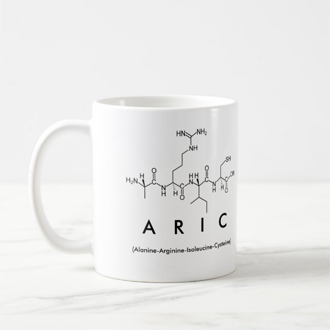 Aric peptide name mug (Left)