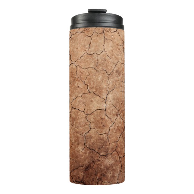 Arid cracked erosion cracks desert thermal tumbler (Front)