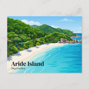 Aride Island Nature Reserve Seychelles Postcard