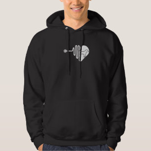 Ariégeois Dog Paw Heartbeat Pet Owner Veterinarian Hoodie
