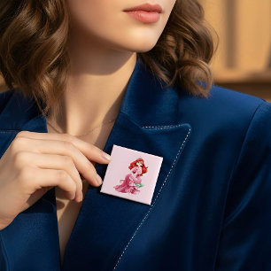Ariel 15 Cm Square Badge