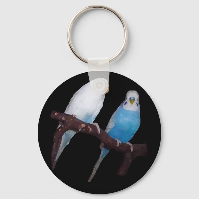 Ariel Oscar budgie keychain (Front)