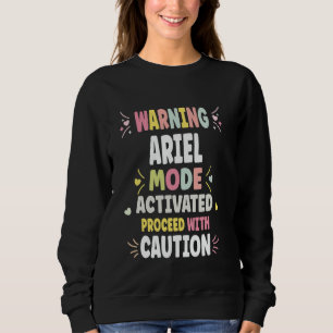 ARIEL Personalised Women's Gift Custom ARIEL Sweatshirt