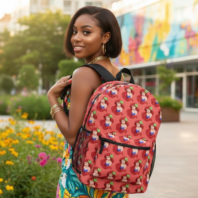 Ariel Printed Backpack (Creator Uploaded)