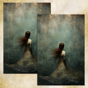 ARIEL RETURNS TO THE SEA DECOUPAGE TISSUE PAPER