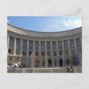 Ariel RIos Building Federal Triangle Washington DC Postcard