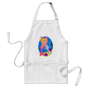 Ariel the Pink Merfaery and Dolphin Apron