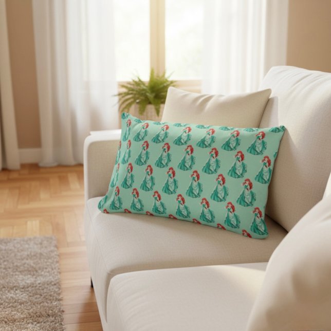 Ariel Throw Pillow (Creator Uploaded)