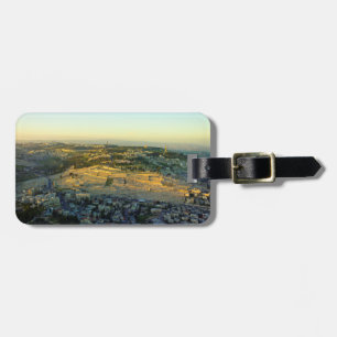 Ariel View of the Mount of Olives Jersalem Israel Luggage Tag