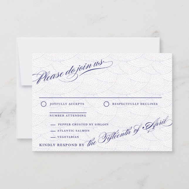 Arielle by Forever Wedding • RSVP (Front)