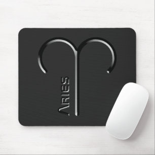 ARIES, Abstract Design of the Zodiac Sign, Mouse Pad
