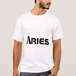ARIES, Abstract Design of the Zodiac Sign, T-Shirt