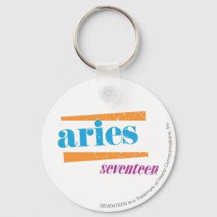 Aries Aqua Key Ring