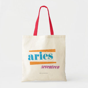 Aries Aqua Tote Bag