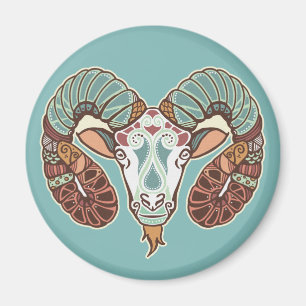 Aries Astrological Sign Magnet