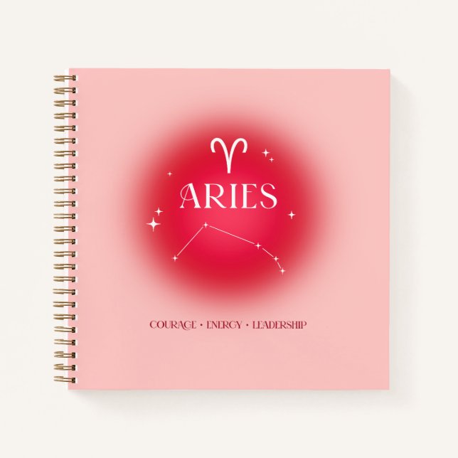 Aries aura notebook (Front)