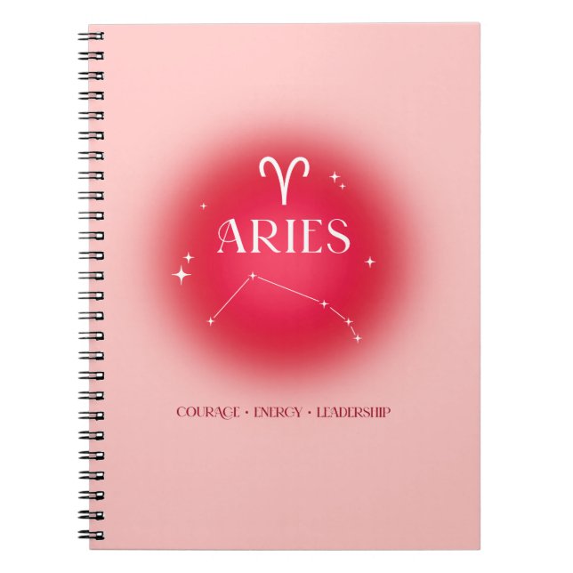Aries aura notebook (Front)