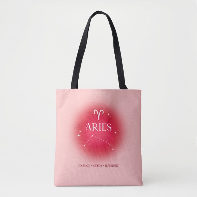 Aries aura tote bag (Front)