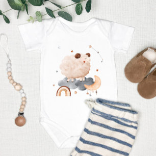Aries Baby: Little Ram's Zodiac Personalised Baby Bodysuit