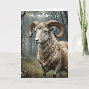 Aries Birthday Card