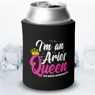 Aries Birthday Queen Astrology Zodiac March April Can Cooler