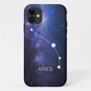 Aries Blue Star Sign iPhone / iPad case