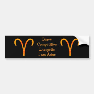 Aries Bumper Sticker