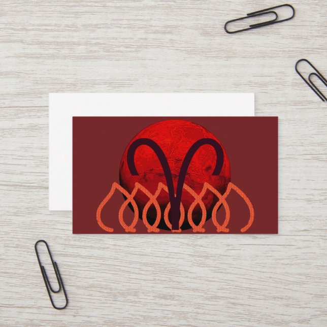 Aries Business Card (Front/Back In Situ)