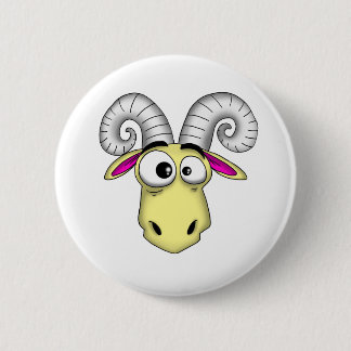 Aries Cartoon 6 Cm Round Badge