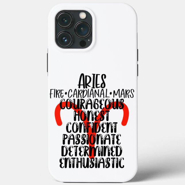 Aries Case-Mate iPhone Case (Back)