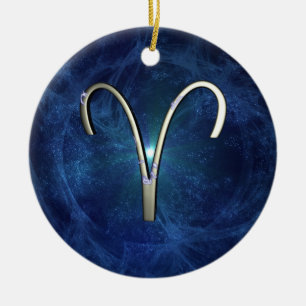 Aries Ceramic Ornament