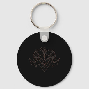 Aries Christmas Zodiac Horoscope Astrology Key Ring