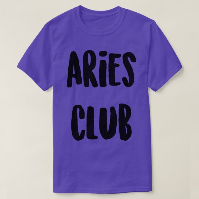 Aries Club T-Shirt (Design Front)