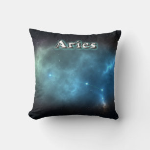 Aries constellation cushion