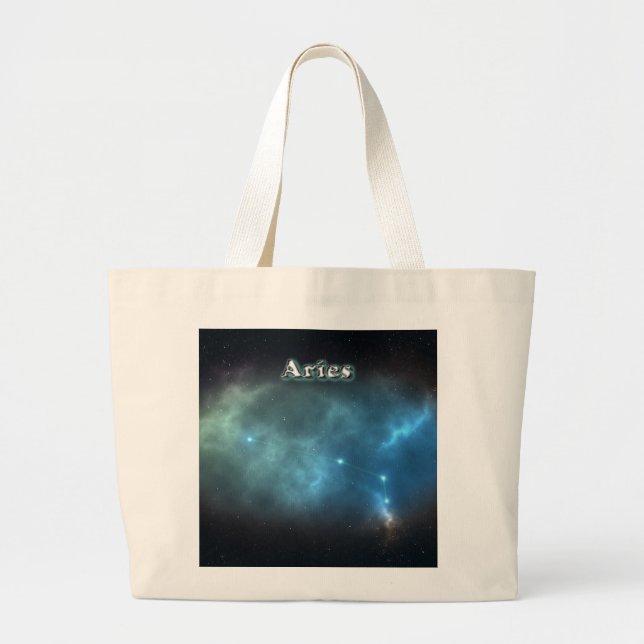 Aries constellation large tote bag (Front)