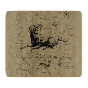 Aries Constellation Map Hevelius 1690 Cutting Board