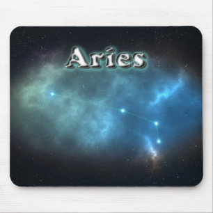 Aries constellation mouse pad