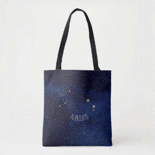 Aries Constellation Tote Bag