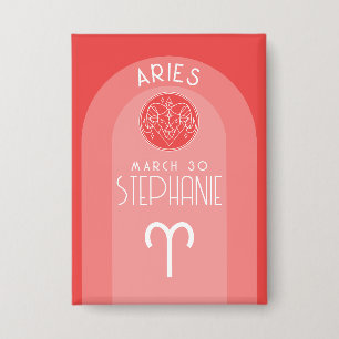 Aries Custom Birthday Zodiac - Photo Modern Design