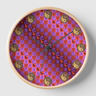 Aries & Earth Boar Clock