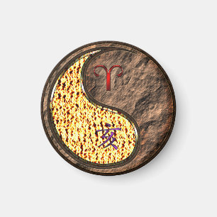 Aries & Earth Boar Magnet