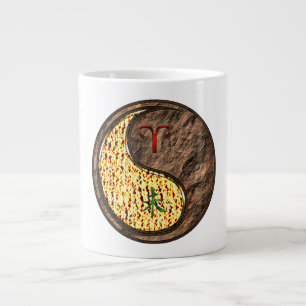 Aries & Earth Goat Large Coffee Mug