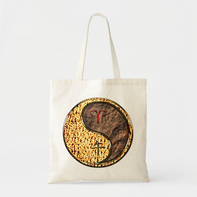 Aries & Earth Horse Tote Bag (Front)