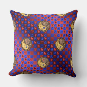 Aries & Earth Ox Cushion