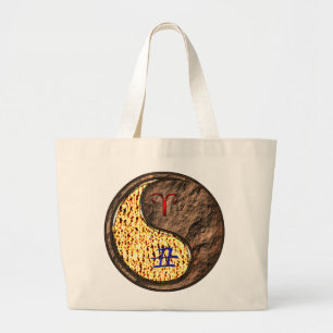 Aries & Earth Ox Large Tote Bag