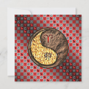 Aries & Earth Rabbit Card