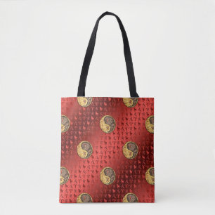 Aries & Earth Tiger Tote Bag