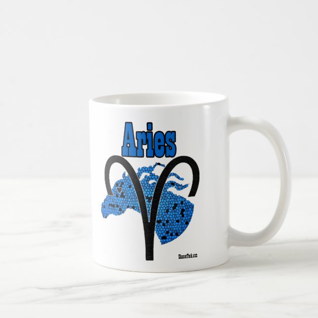 Aries Equine Horoscope Coffee Cup (Right)