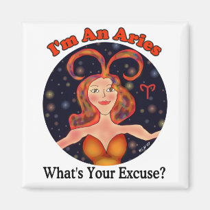 Aries Excuse Magnet